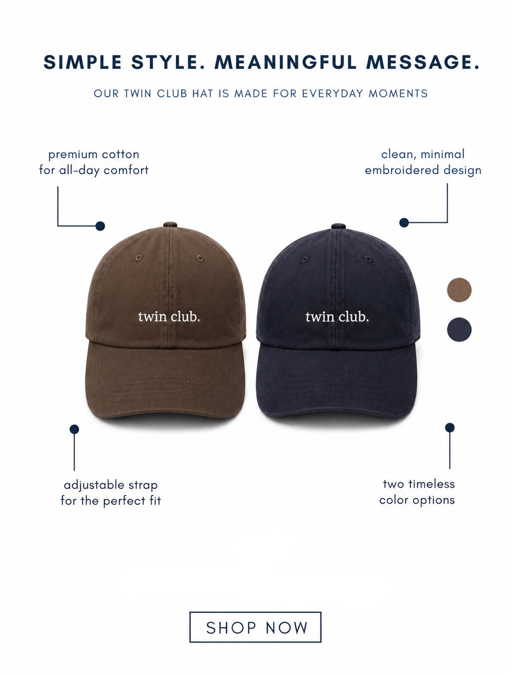 TWIN CLUB CAP