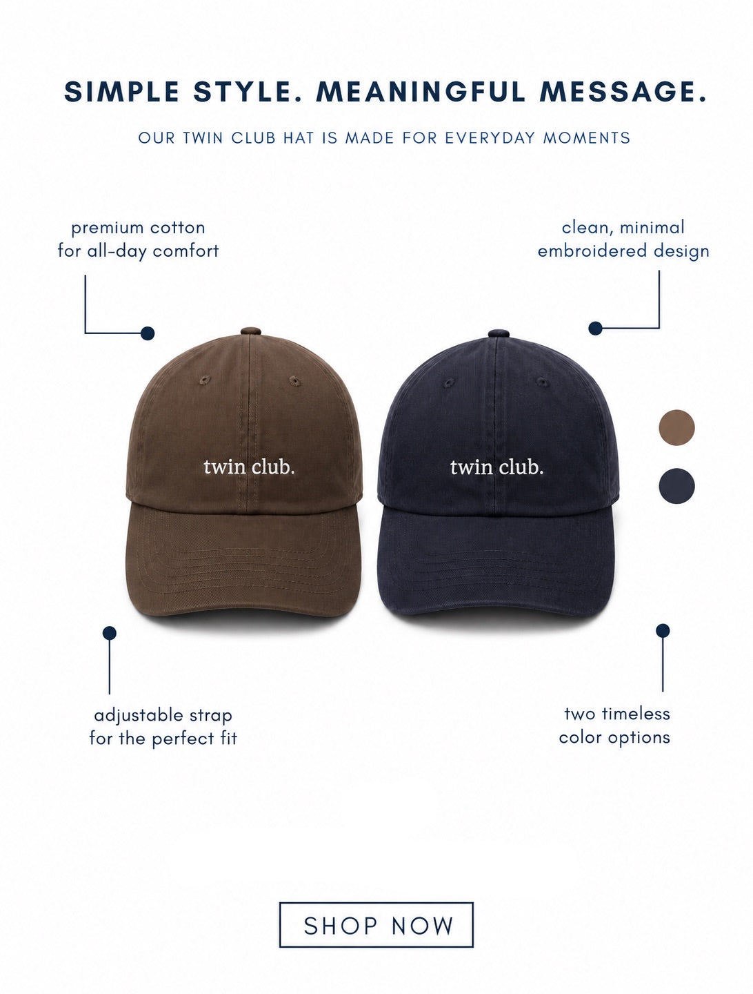 TWIN CLUB CAP